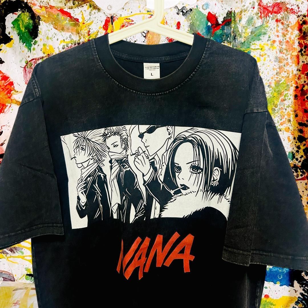 NANA リプリント Tシャツ 半袖 メンズ 個性的 L XL 中島美嘉 8 NANA T