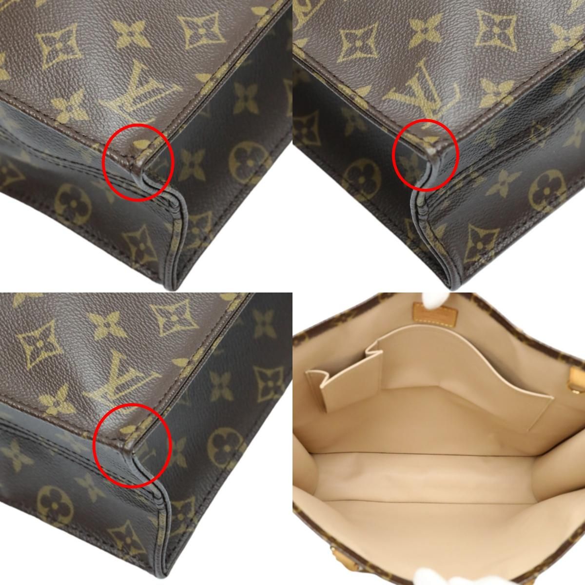 ルイヴィトン M51140 モノグラム トートバッグ   トートバッグ LOUIS VUITTON ブラウン