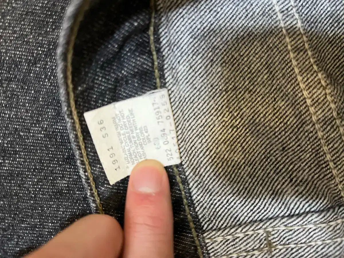 ブラックデニム 31