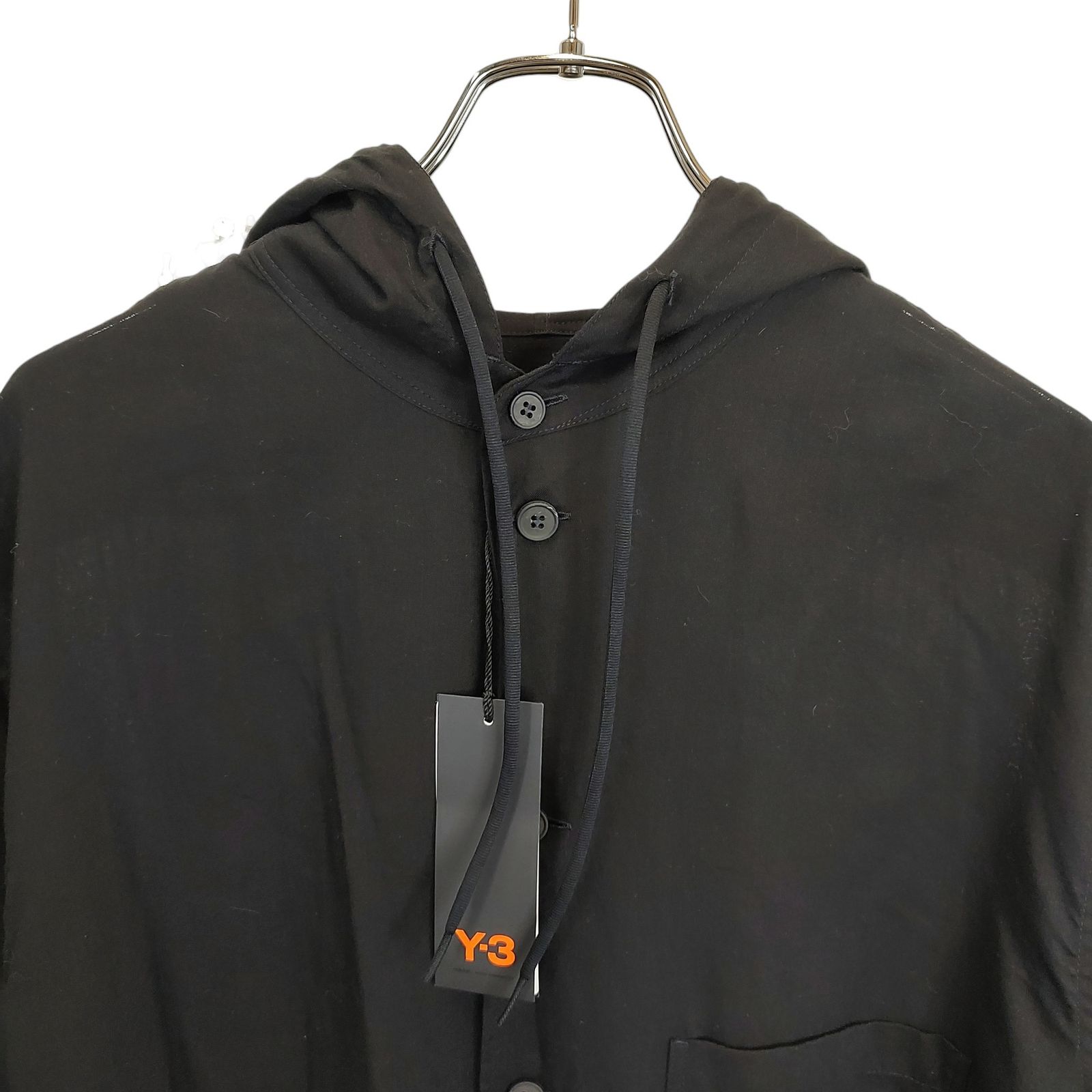 Y-3 ワイスリー　ロングシャツ　size:S Y-3 ワイスリー Hooded Long Shirt ロング シャツ DY7334 A2E001