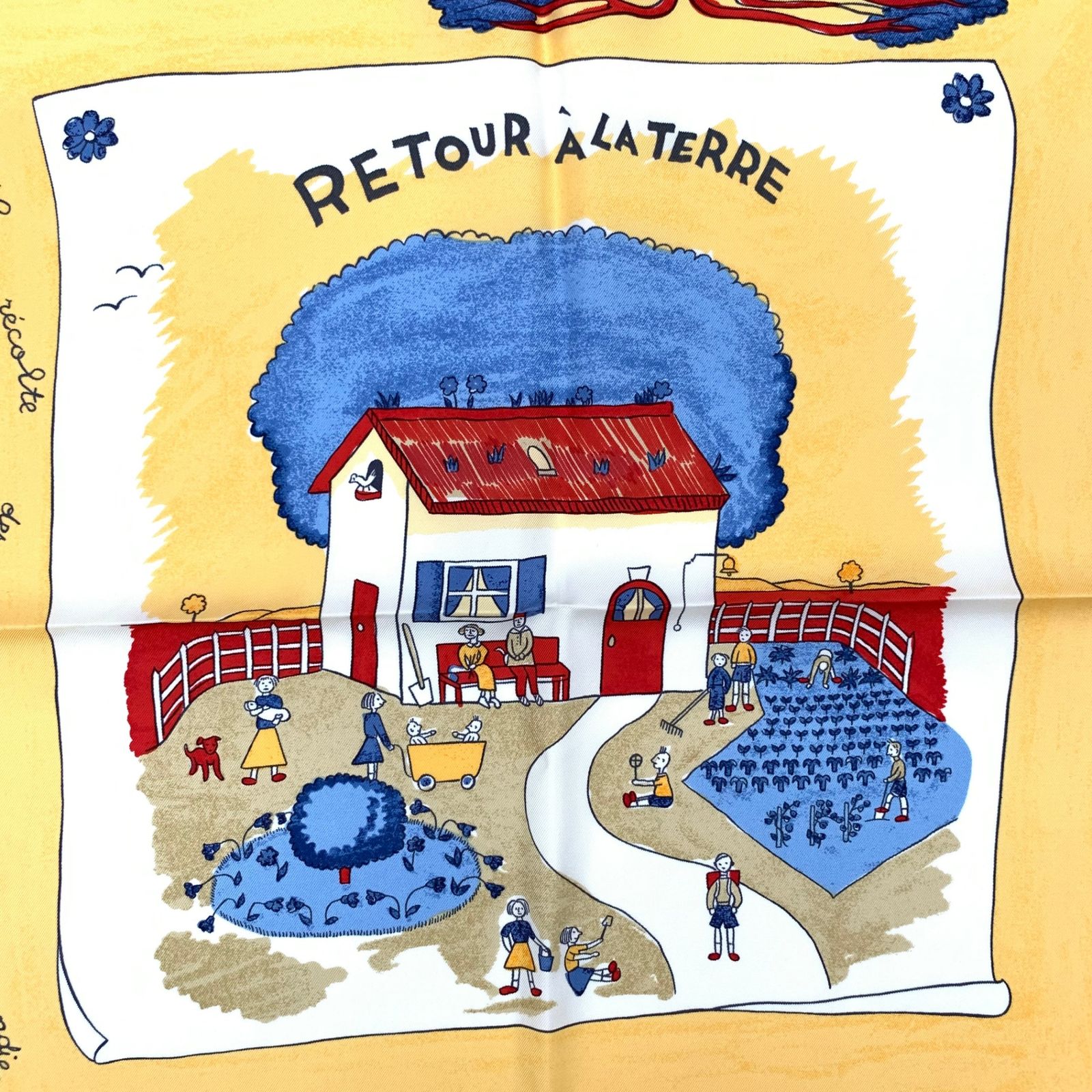 ♡希少♡エルメス　スカーフ　カレ90 RE TOUR A LA TERRE 楽天市場】極美品 HERMES エルメス カレ90 RE TOUR A LA TERRE