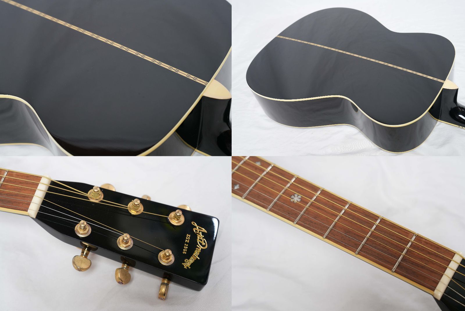 Aria Dreadnought Af-60 Bk Top Back Solid Model | eBay