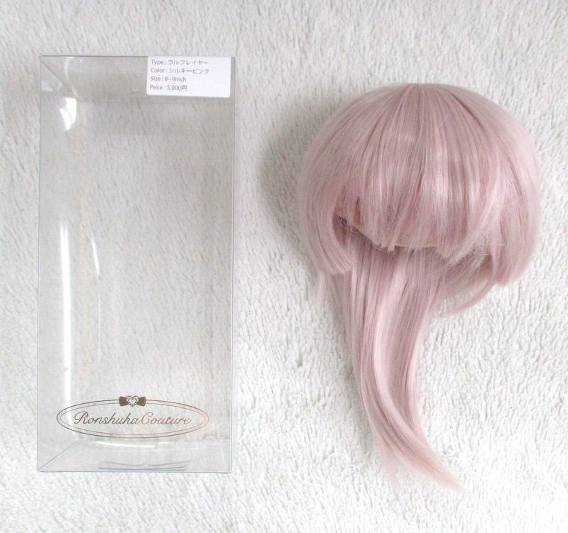 Ronshuka Couture ドールウィッグ 8-9inch ウルフレイヤー シルキーピンク