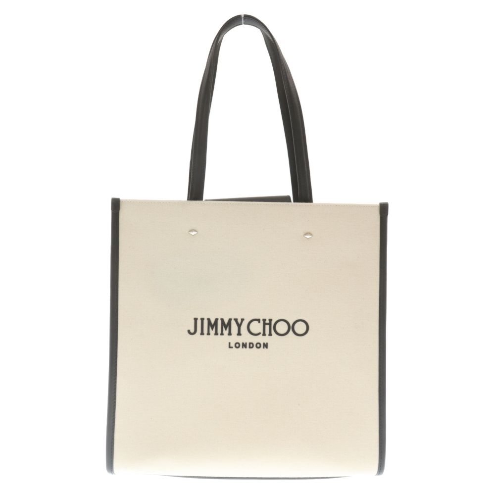 JIMMY CHOO (ジミーチュウ) N/S Tote Bag L ラバー ロゴ