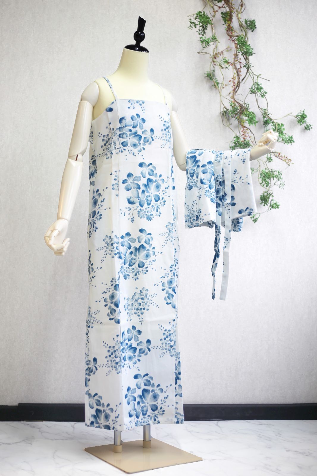 水彩フラワー浴衣セット[fy026] fy026］水彩フラワー浴衣セット