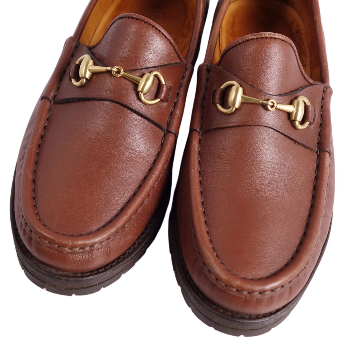 ヴィンテージ GUCCI ホースビットローファー モカシン 未使用 Vintage グッチ GUCCI ローファー モカシン ホースビット