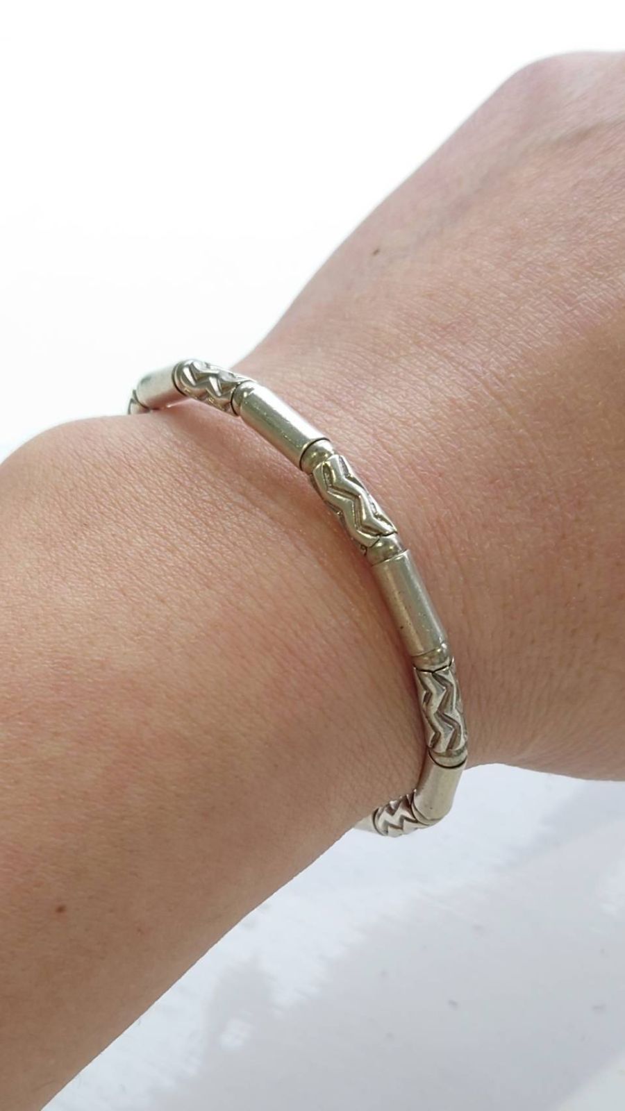 90's Tiffany&Co. “Germany” アズテック ジグザグ ブレスレット