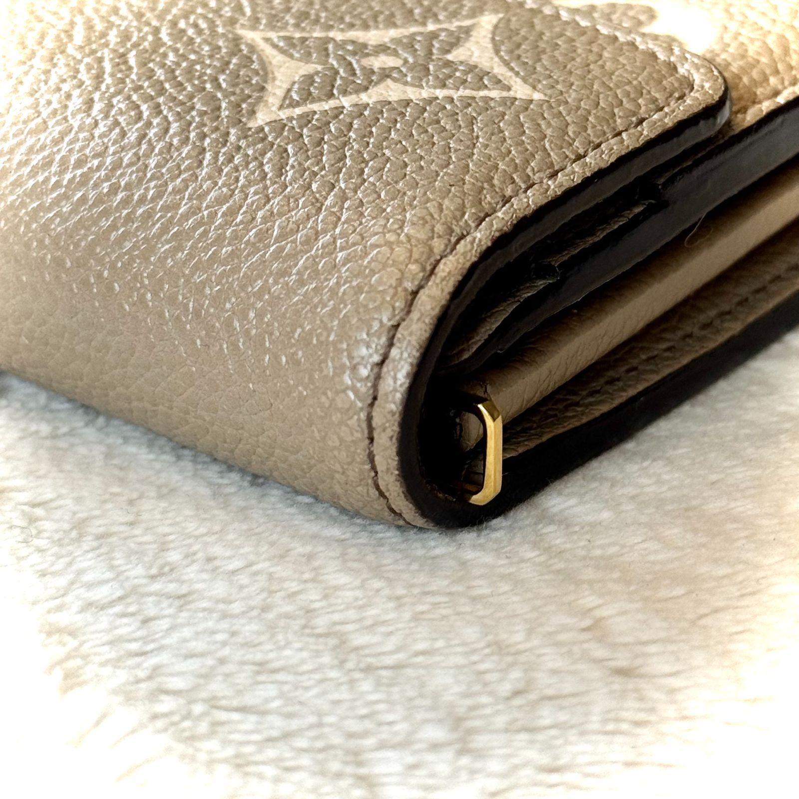 美品】LOUIS VUITTON ルイヴィトン M81049 フラップ 長財布