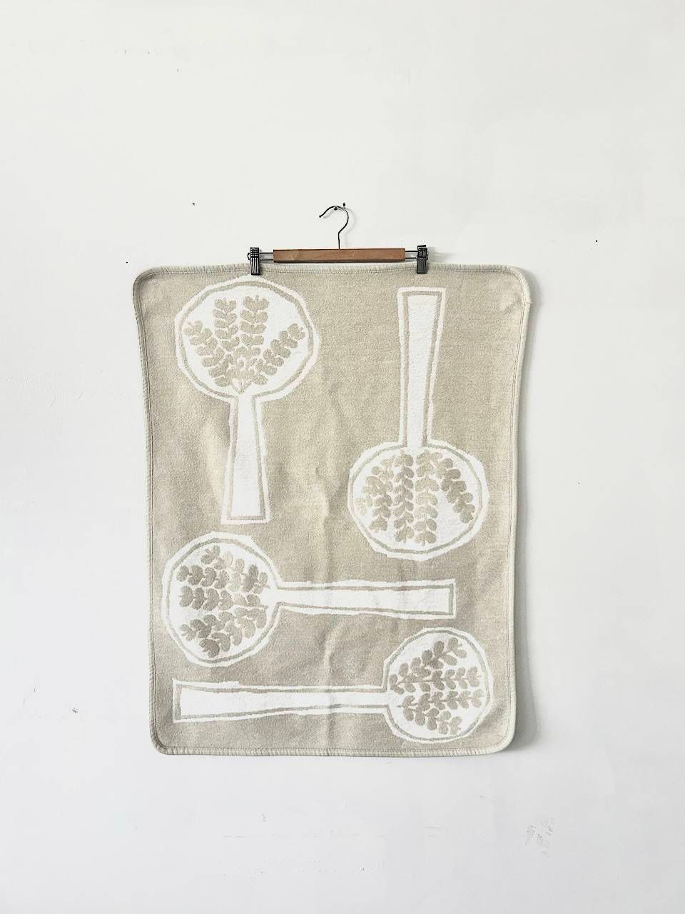 mina perhonen・KLIPPAN　シュニールコットン　ミニブランケット　FOREST SPOON　70・90