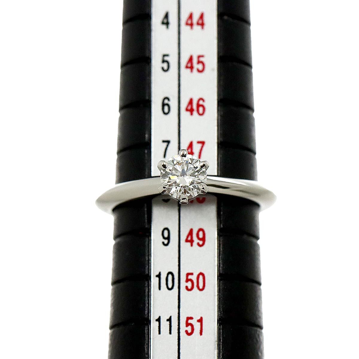 ティファニー TIFFANY&CO. ソリティア ダイヤ 0.38ct G/VVS2/3EX 8号