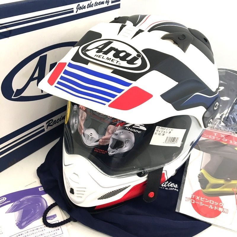 Arai アライ TOUR-CROSS 除菌消臭済 Lサイズ レッド モトクロス