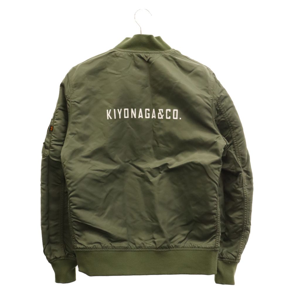 FRAGMENT DESIGN (フラグメントデザイン) ×KIYONAGA&CO キヨナガ ジップアップ リバーシブル ジャケット カーキ/ブラック  K-180002 - メルカリ