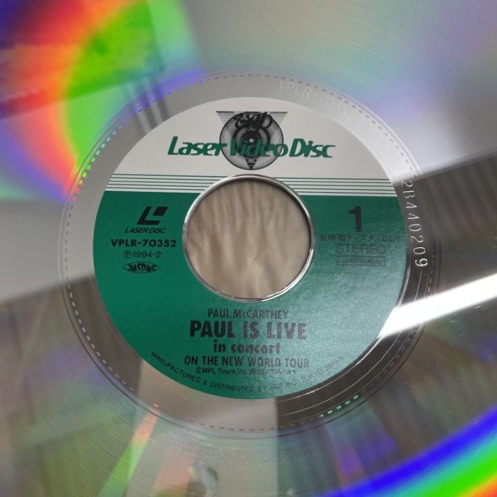 【貴重】ポールマッカートニー レーザーディスク6枚セット LD 貴重】ポールマッカートニー レーザーディスク6枚セット LD 貴重
