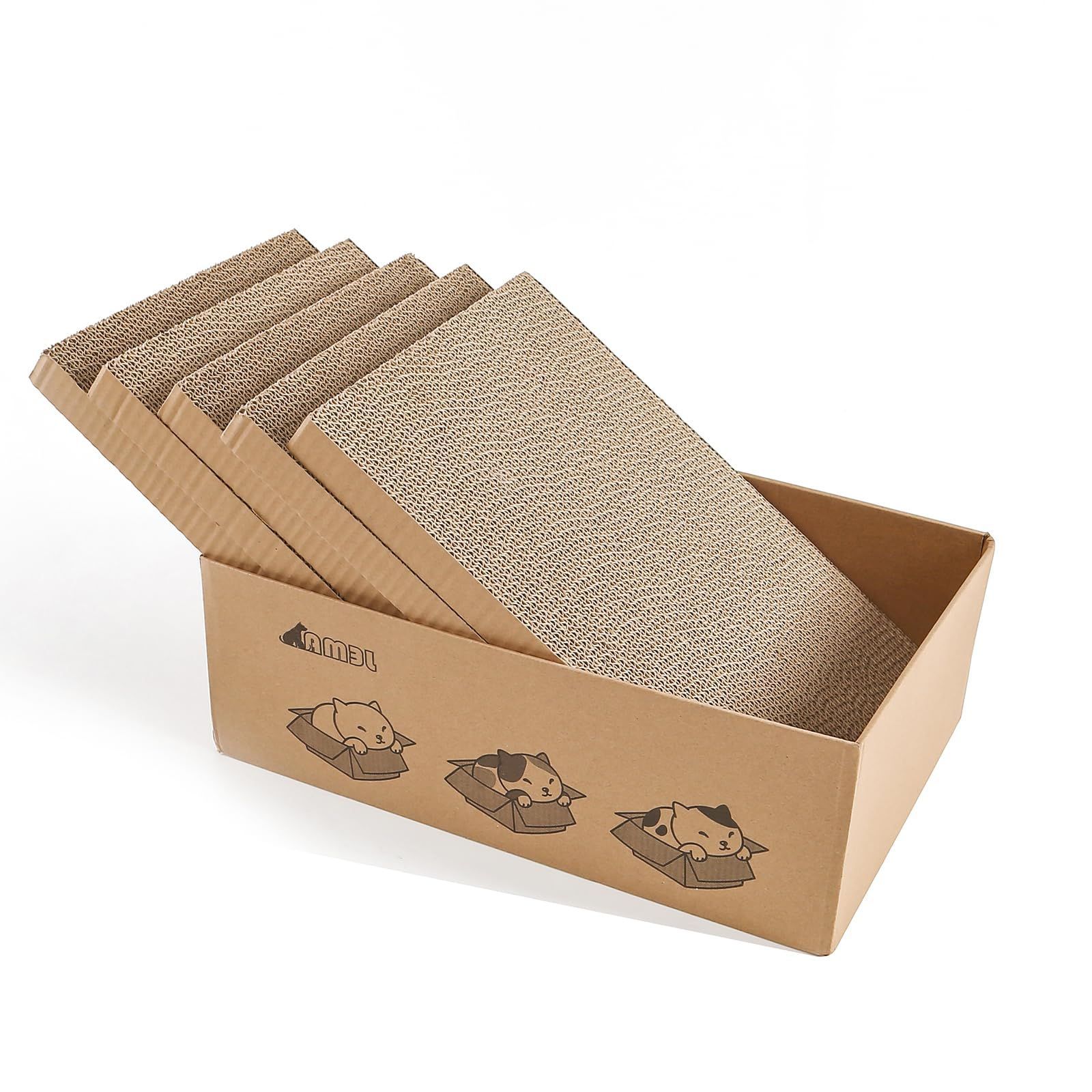 【在庫処分】遊び 交換 おしゃれ 詰替 詰め替 猫用品 ペット用品 まとめ買い 高密度 段ボール 段ボール ダンボール 1箱5個入り 猫ストレス発散 爪とぎベッド 猫ベッド 爪磨き 猫爪研ぎ 爪と
