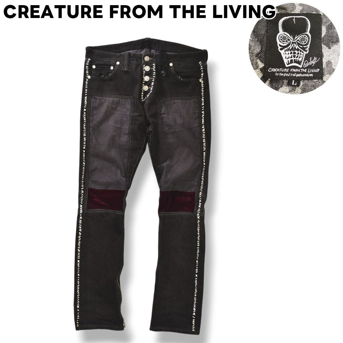 CREATURE FROM THE LIVING デニムパンツ