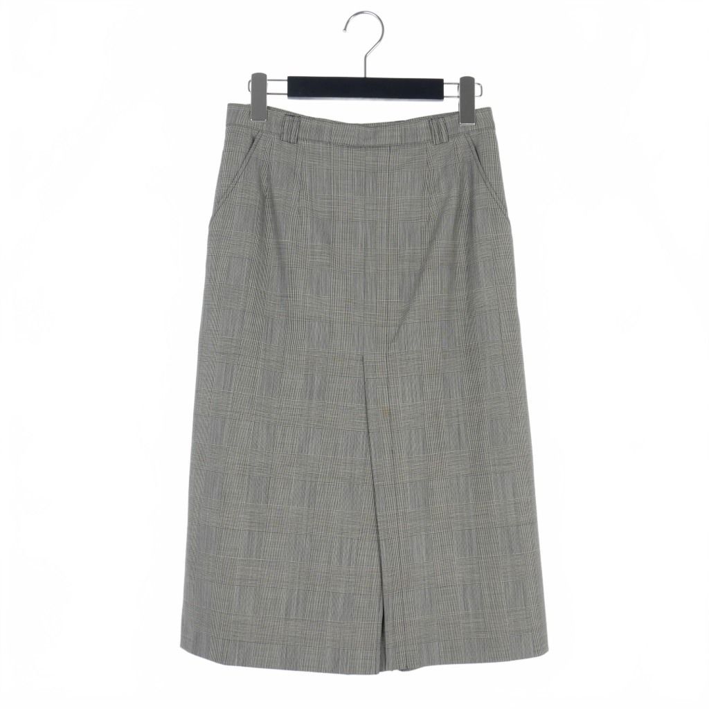 ヴェトモン ベトモン VETEMENTS レイヤード スカートパンツ グレンチェック XS グレー SS20SK223