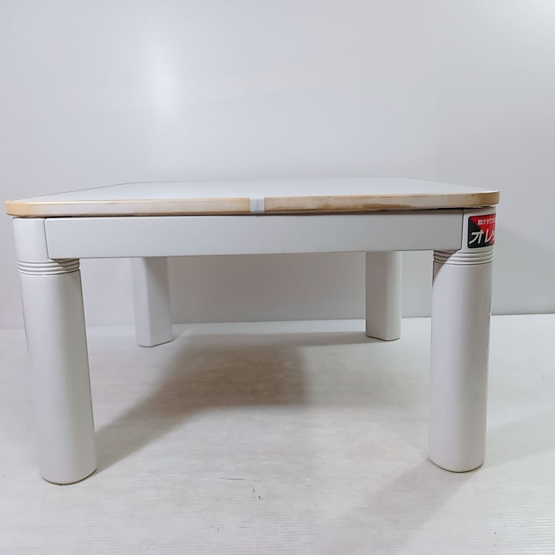 SANYO インテリアコタツ KG-FL608(W) 温風赤外線 こたつ ローテーブル