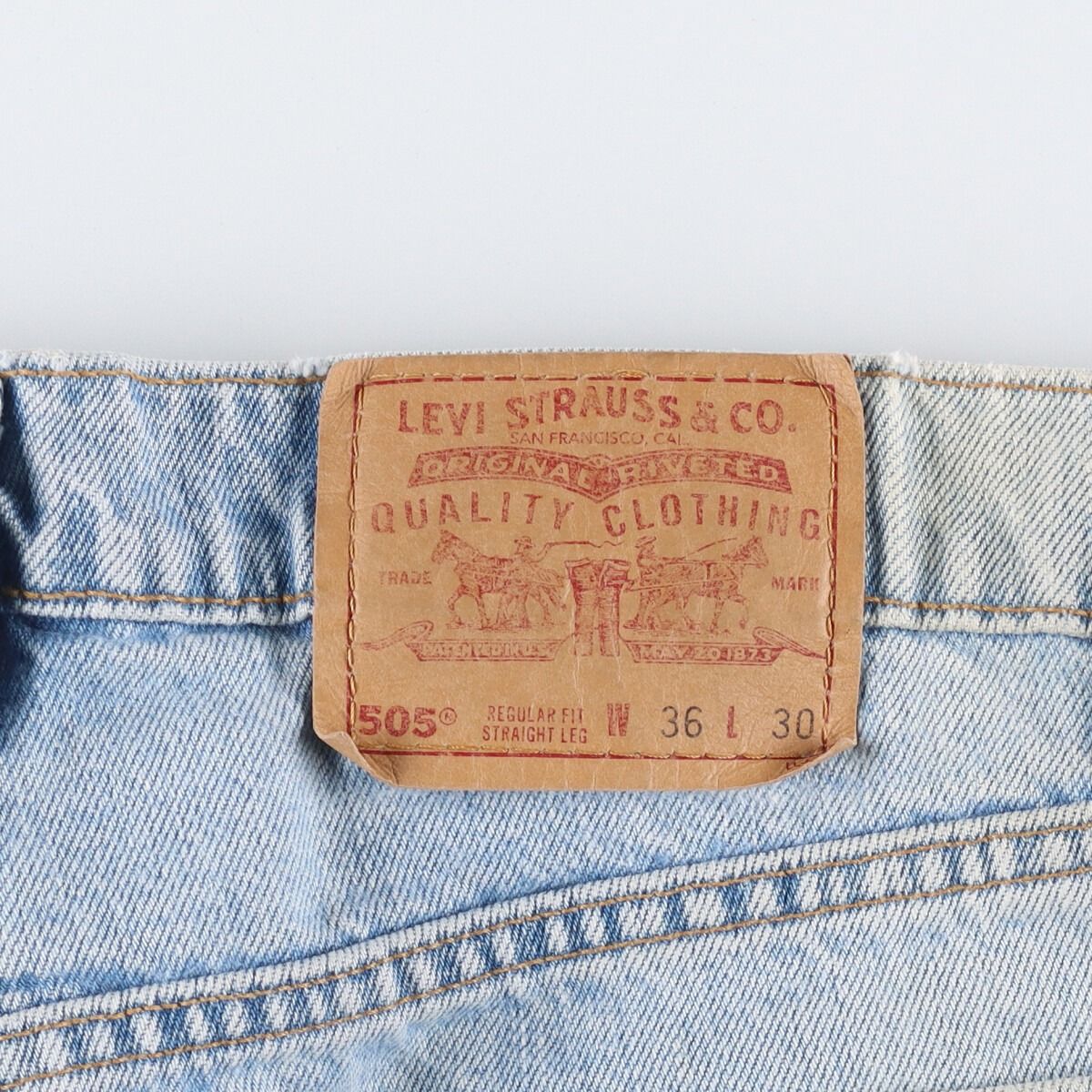 古着 90年代 リーバイス Levi's 505 REGULAR FIT STRAIGHT LEG ...