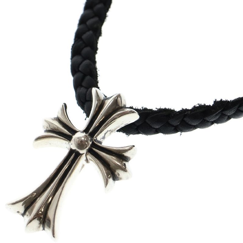 CHROME HEARTSクロムハーツスモールCHクロスレザーブレイド付き