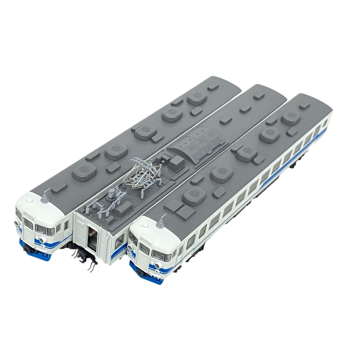 カトー 10-1209 475系 北陸色 青帯 3両セット 鉄道模型 :: KATO（カトー）_10-1209_475系 北陸色(青帯) 3両
