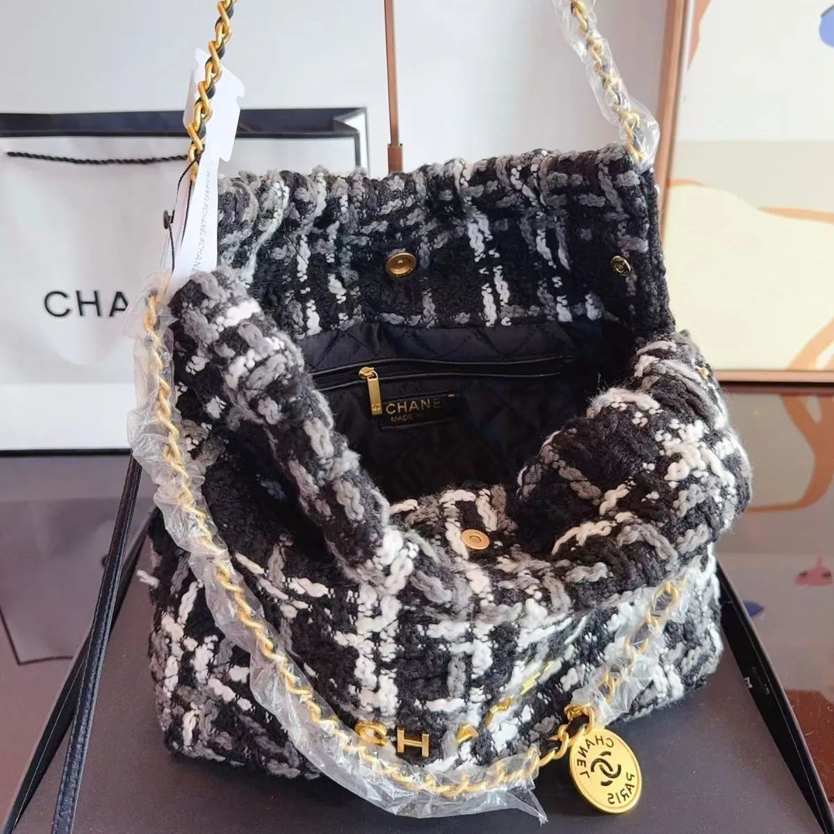 美品Chanelシャネル ショルダー バッグ ピンクトートバッグ