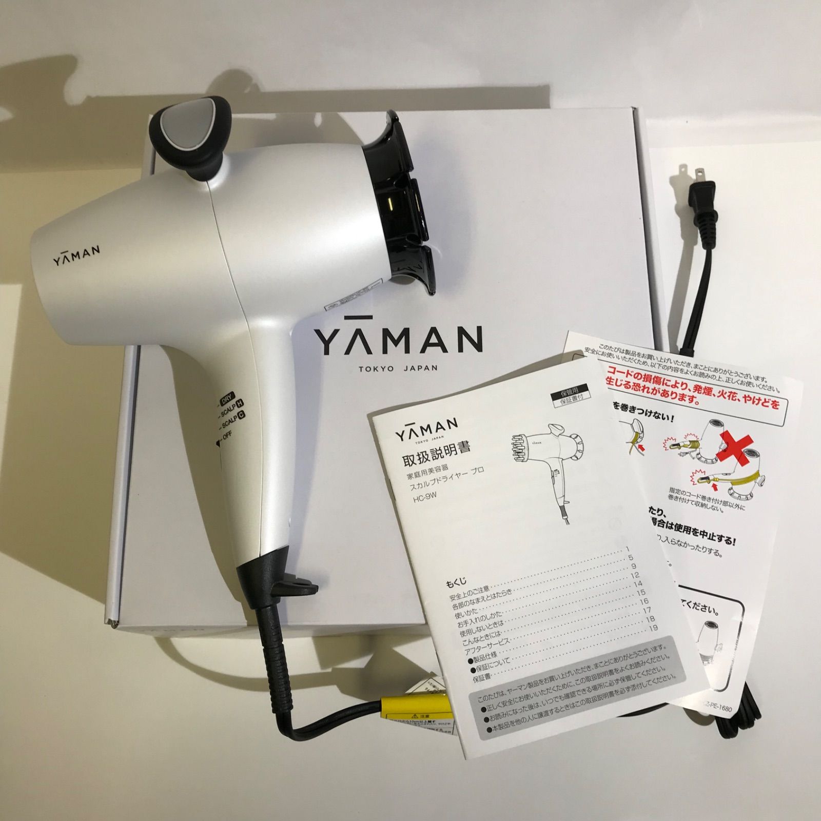 YA-MAN SCALP DRYER HC-6W スカルプドライヤー，新品 YA-MAN SCALP DRYER HC-6W スカルプドライヤー 乾かすだけじゃない