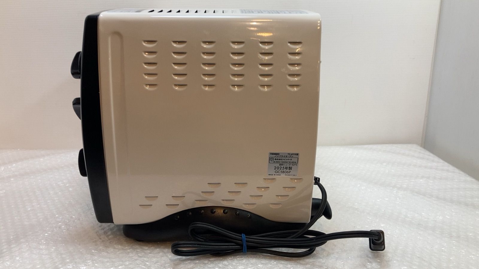 ツインバード ノンフライオーブン 2025年製 TS-4119