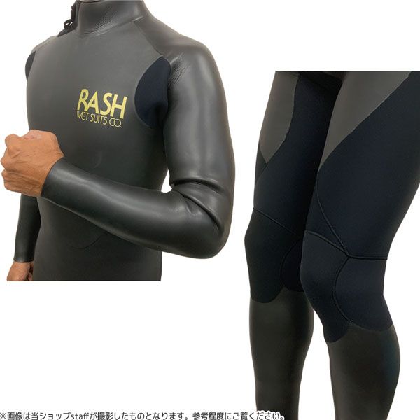 ラッシュ ウェットスーツ セミドライ 25-26 RASH JB HOTZIP ナナメ WG