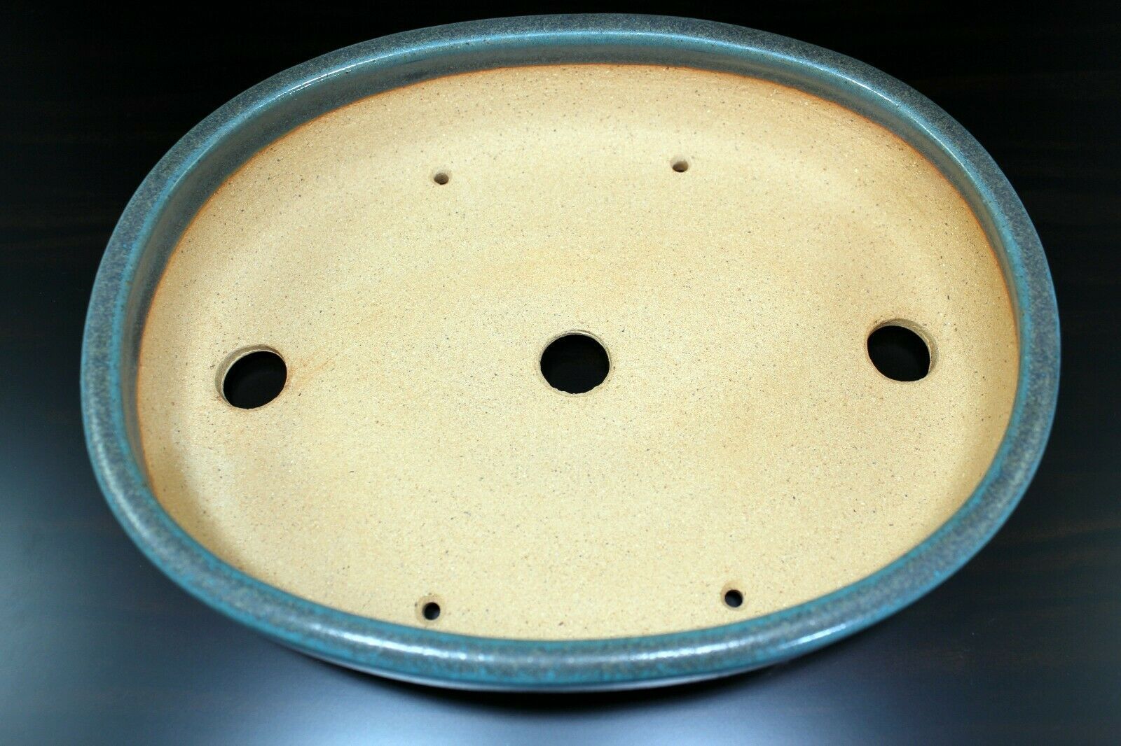 盆栽鉢 常滑焼 黎鳳 楕円鉢 22.8 cm 緑 織部 T013 - メルカリ