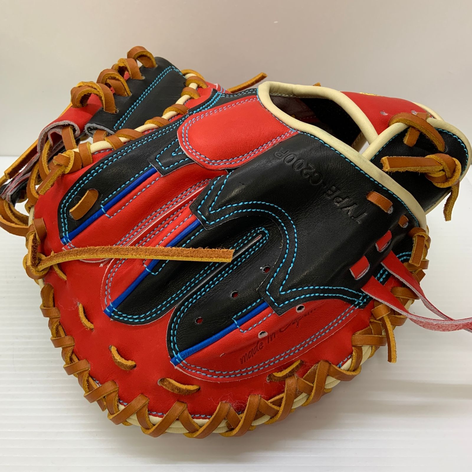 要 軟式 大人 一般 キャッチャーミット 捕手 グローブ グラブ 右投げ TYPE C 200 R グローブ袋付き 野球 6626