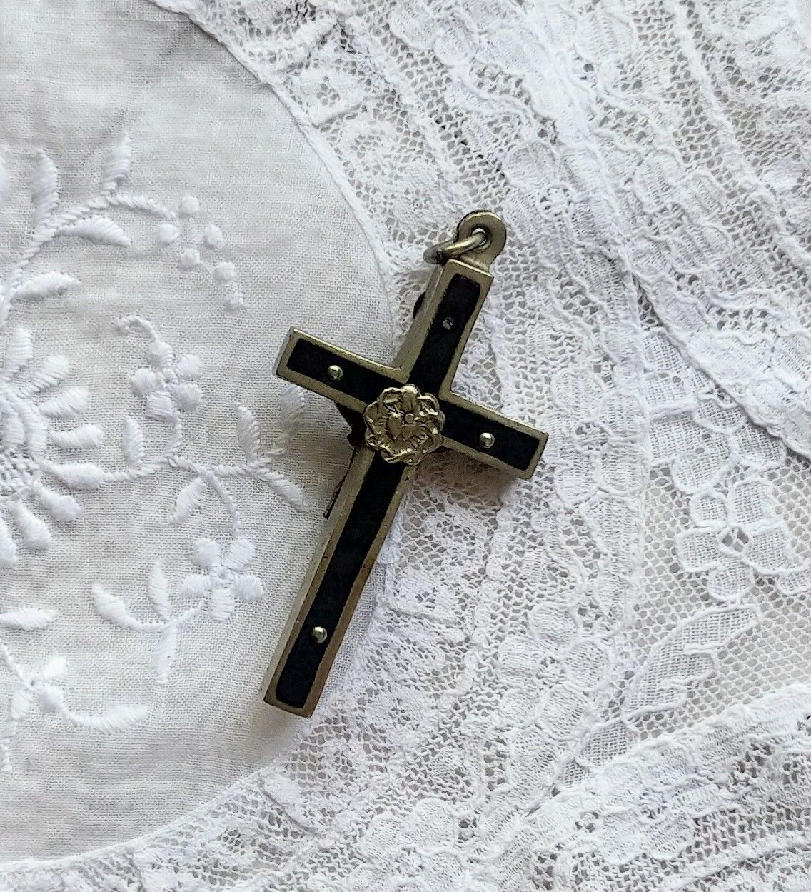 十字架 INRI クロス アンティーク ペンダントトップ ヴィンテージ 