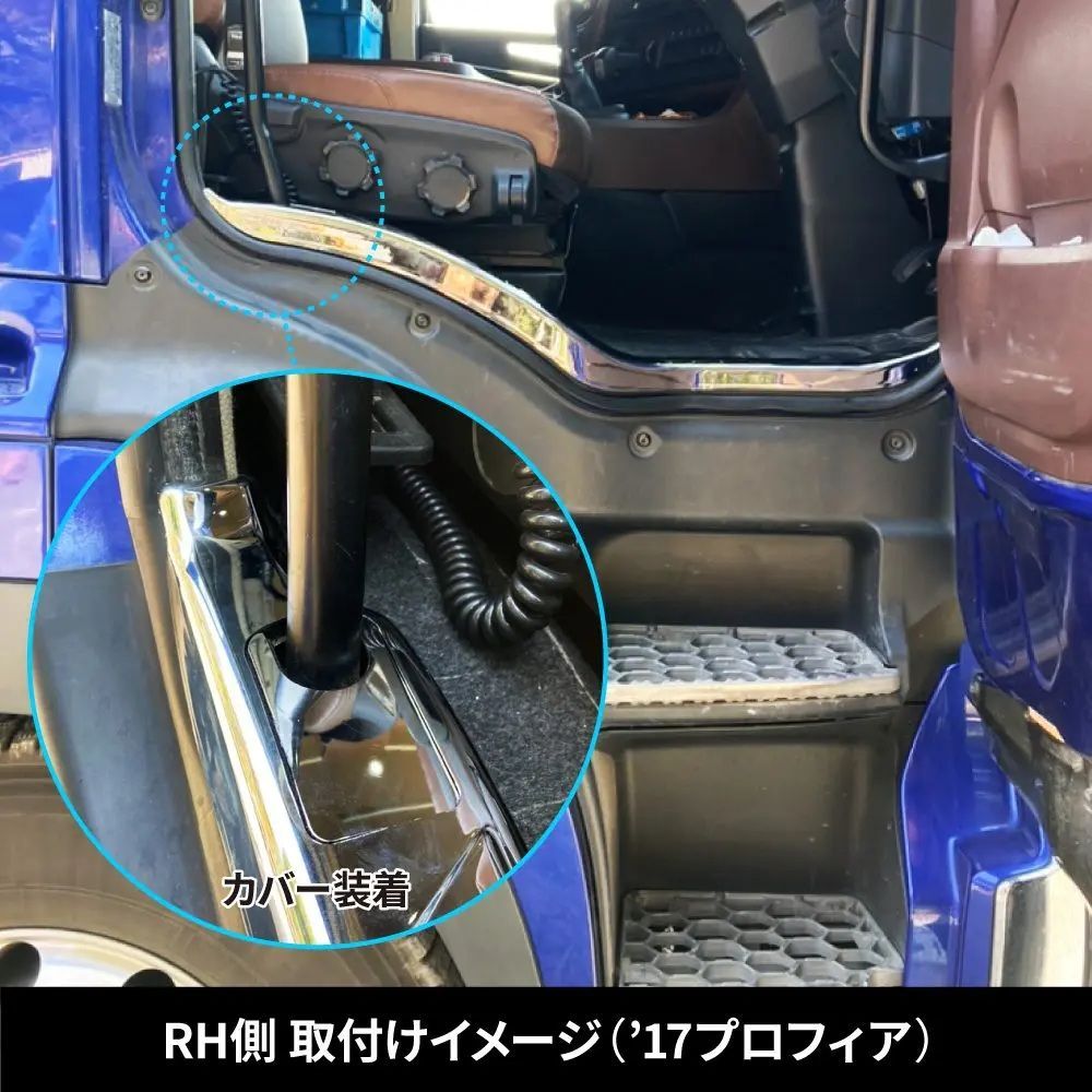 スカッフプレートカバー R