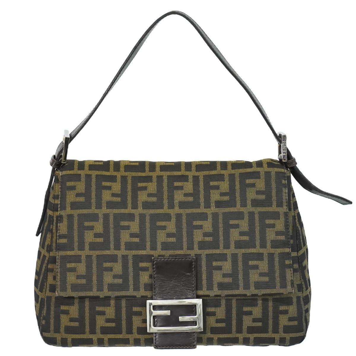本物 フェンディ FENDI ズッカ マンマバケット ショルダーバッグ