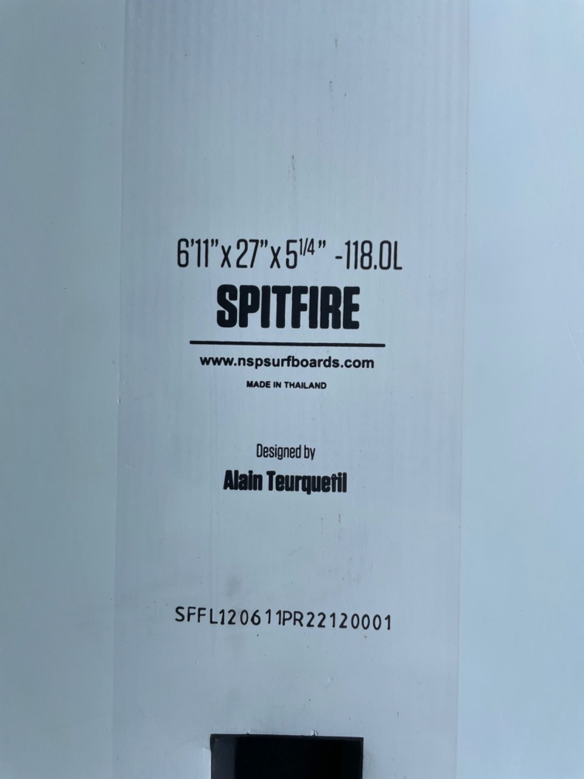 NSP SPITFIRE 118L /sup foil wing foil