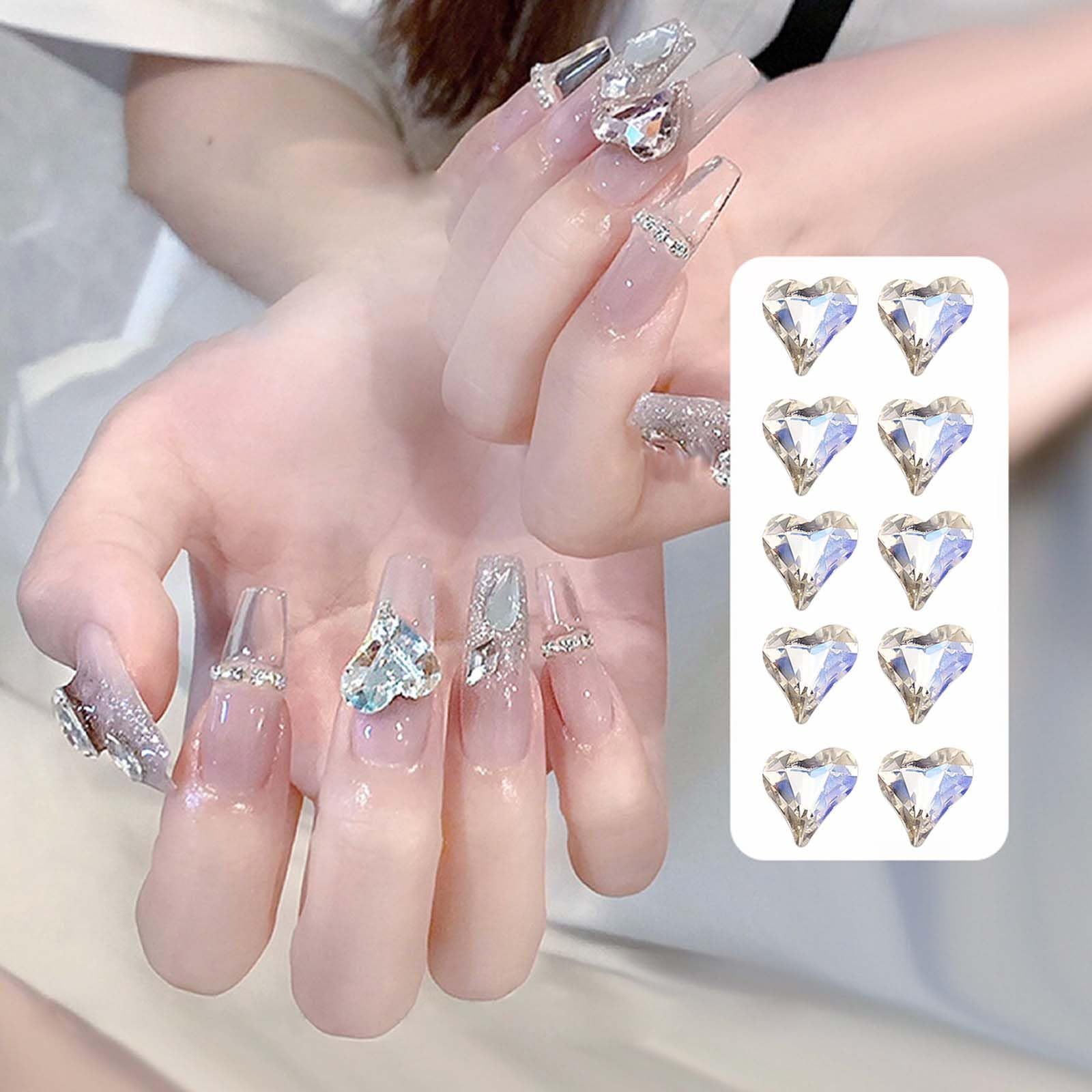 ネイルパーツ　【¥20-】 Amazon | Sucodver ネイルパーツ ストーン ネイルストーン