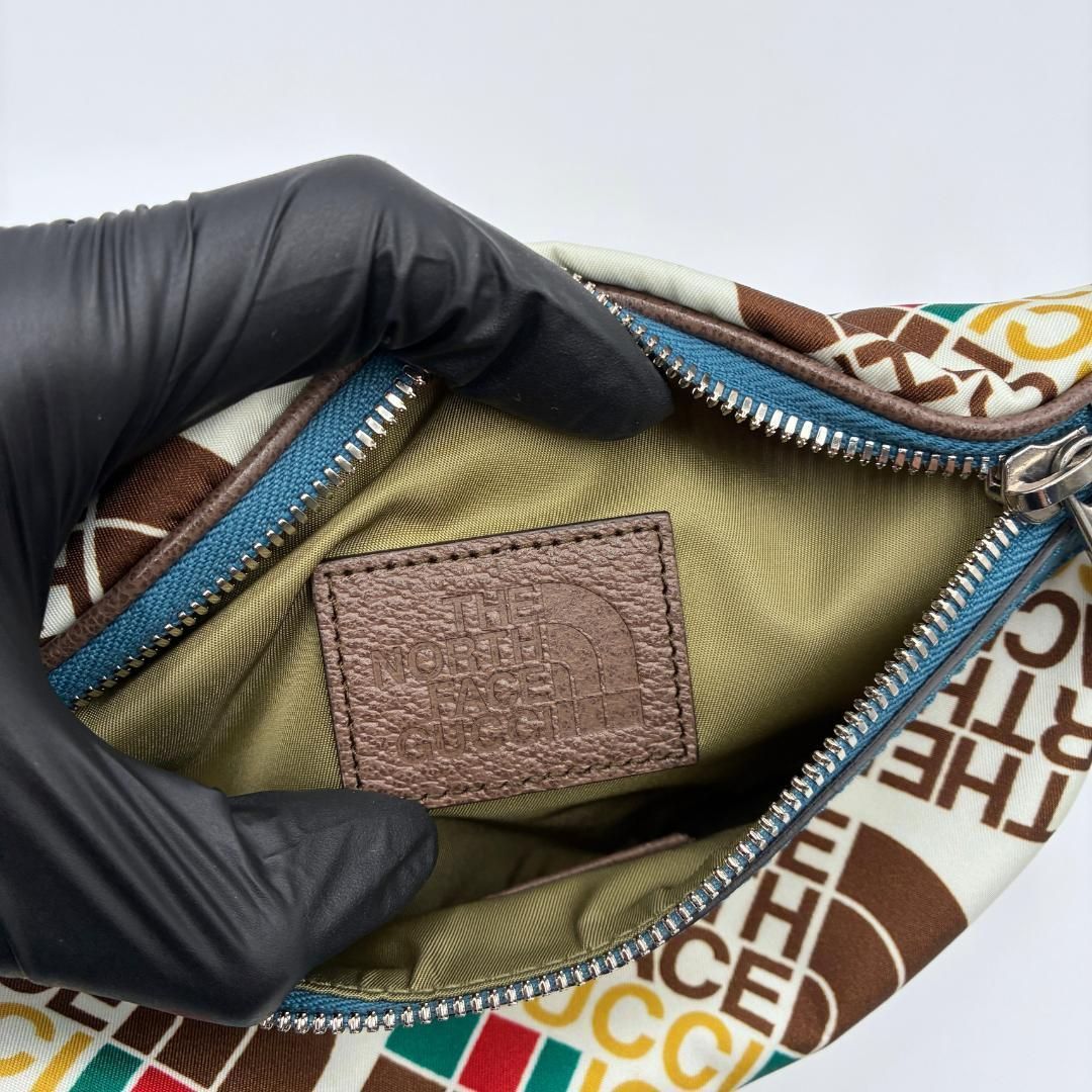 極美品】GUCCI × The North Face ナイロン ウエストポーチ - メルカリ