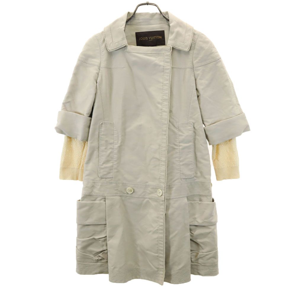 ルイヴィトン フランス製 トレンチコート 36 ベージュ LOUIS VUITTON レディース ルイヴィトン フランス製 トレンチコート 36 ベージュ LOUIS VUITTON