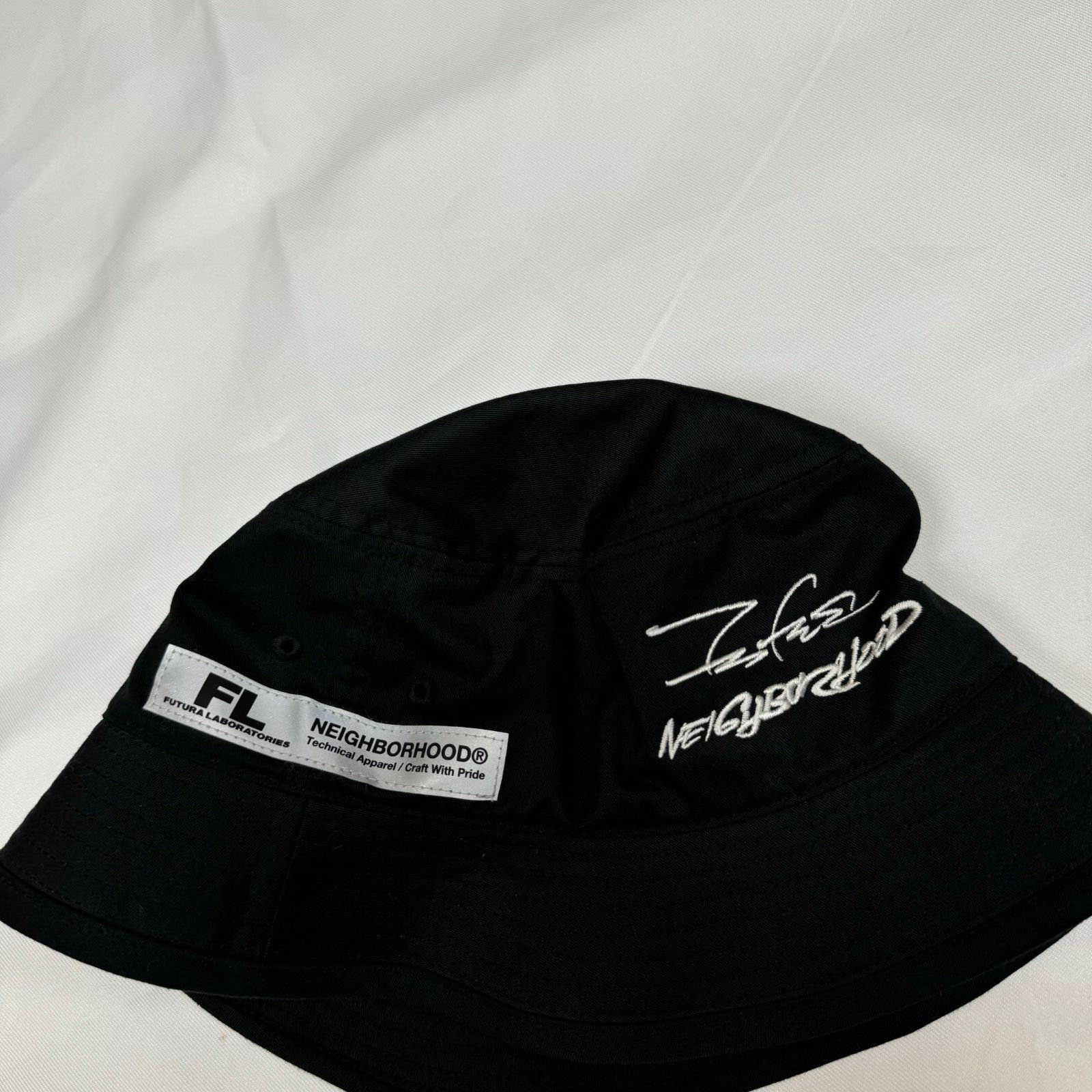 NEIGHBORHOOD×FUTURA FUTURA BUCKET バケットハット 刺繡 ハット