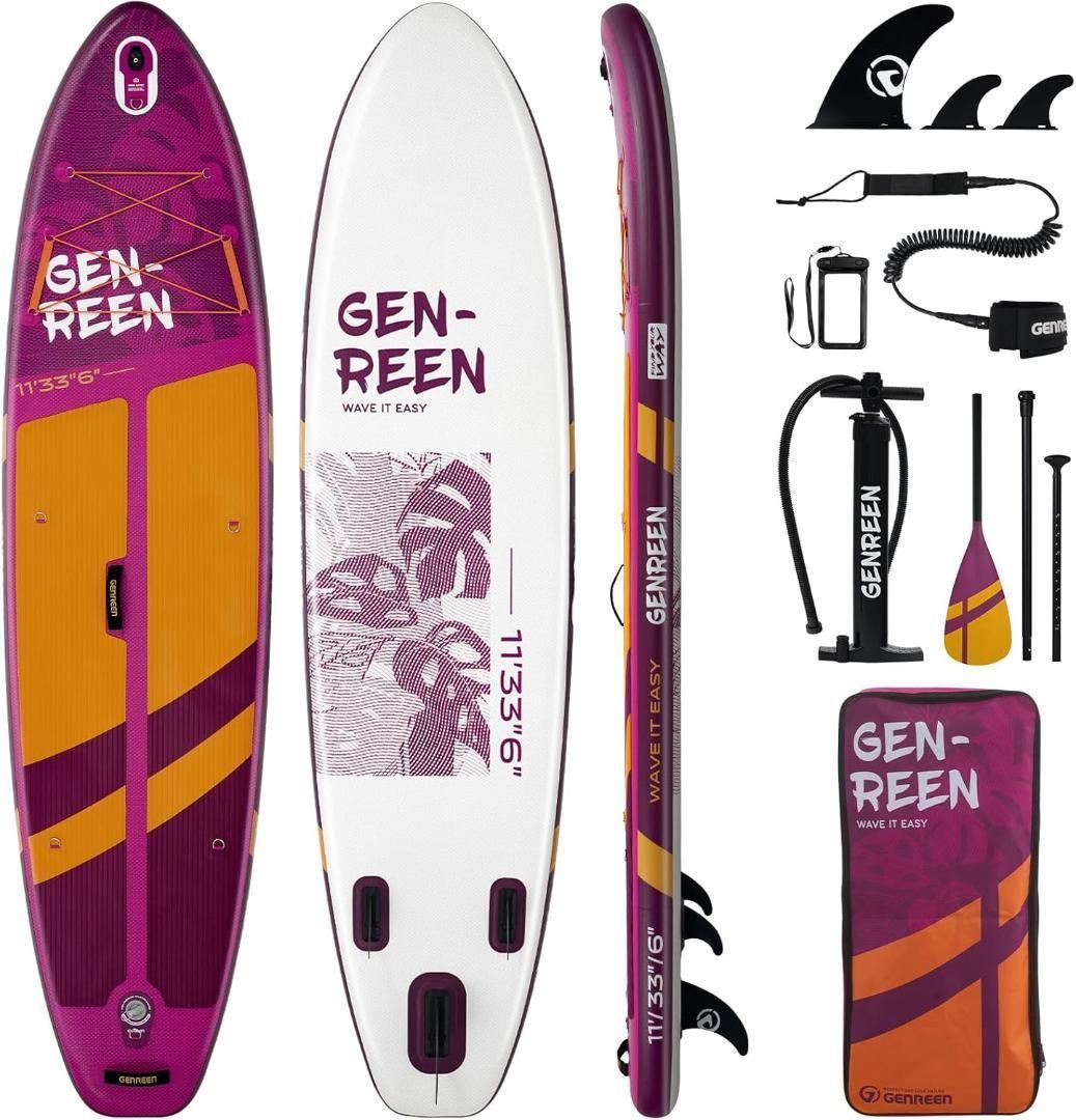 GENREEN スタンドアップパドルボード パドルボード --522450