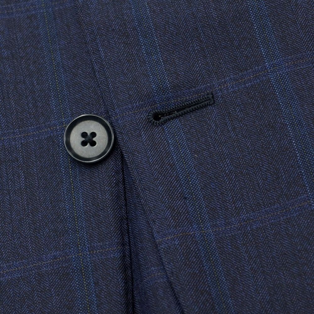 中古】イザイア ISAIA SIRIO.G ウール チェック テーラード