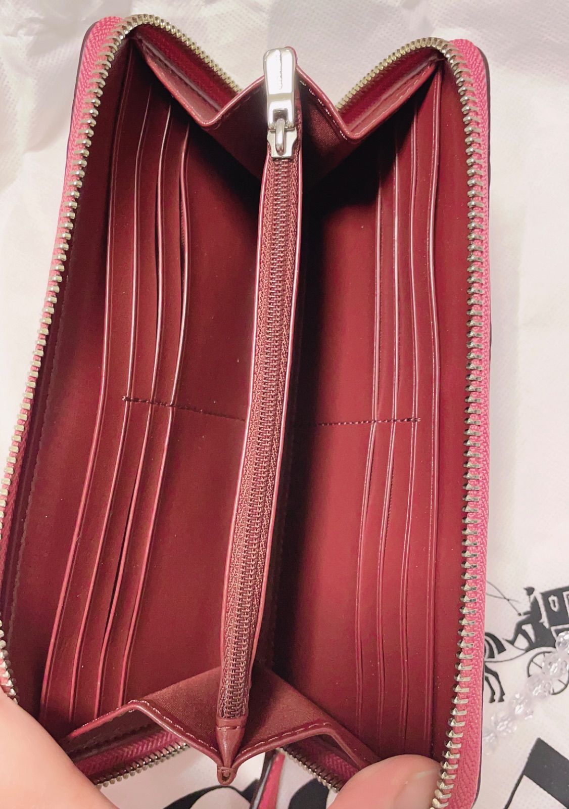 新品 未使用 ☆ COACH コーチ 長財布 ネオンピンク ピンク ⅱ - メルカリ