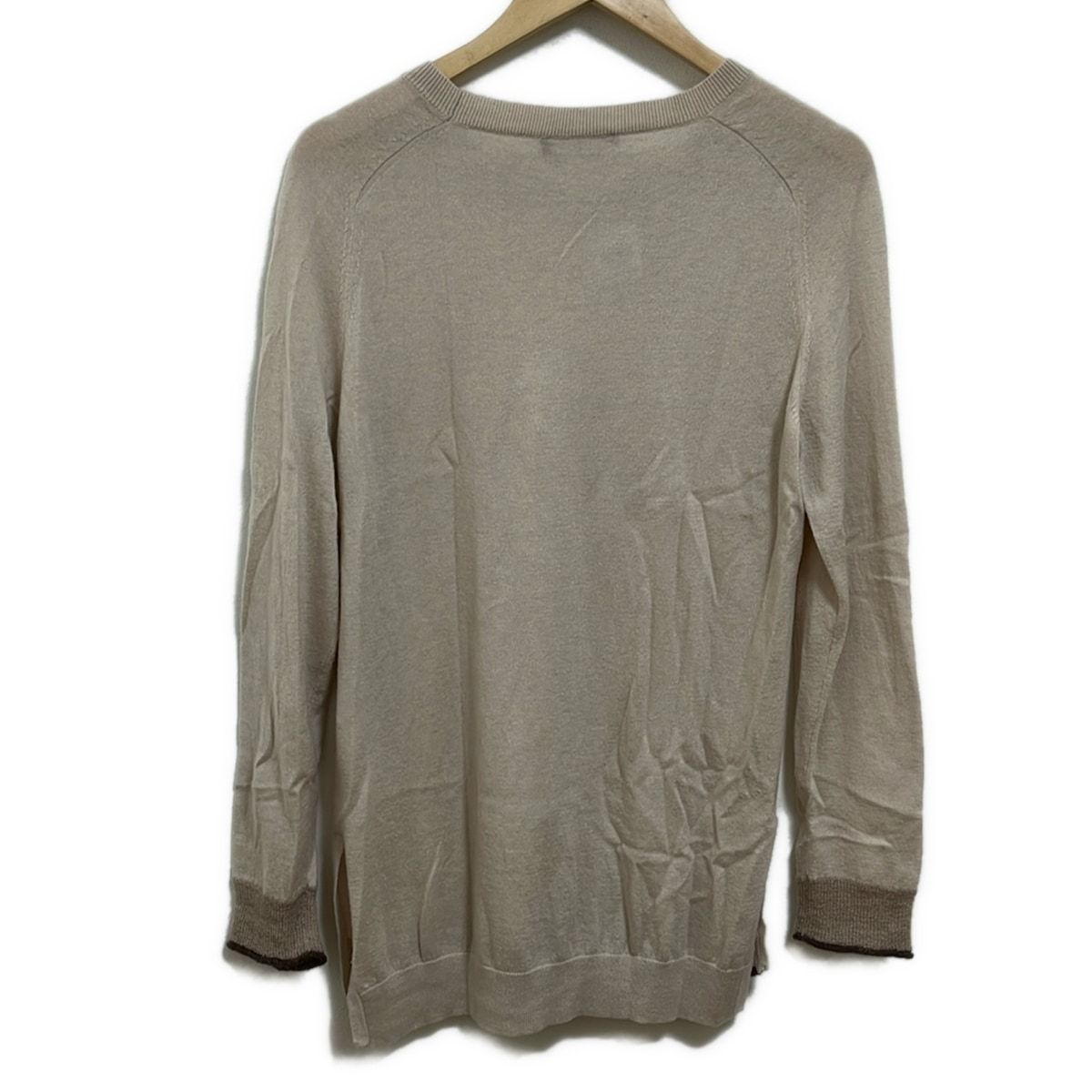 Max Mara STUDIO マックスマーラスタジオ 長袖セーター サイズL レディース - ベージュ