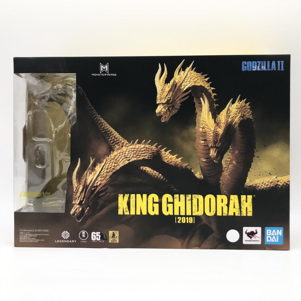 【中古】開封 バンダイ ゴジラ キング･オブ･モンスターズ S.H.MonsterArts モンスターアーツ キングギドラ 2019[17]