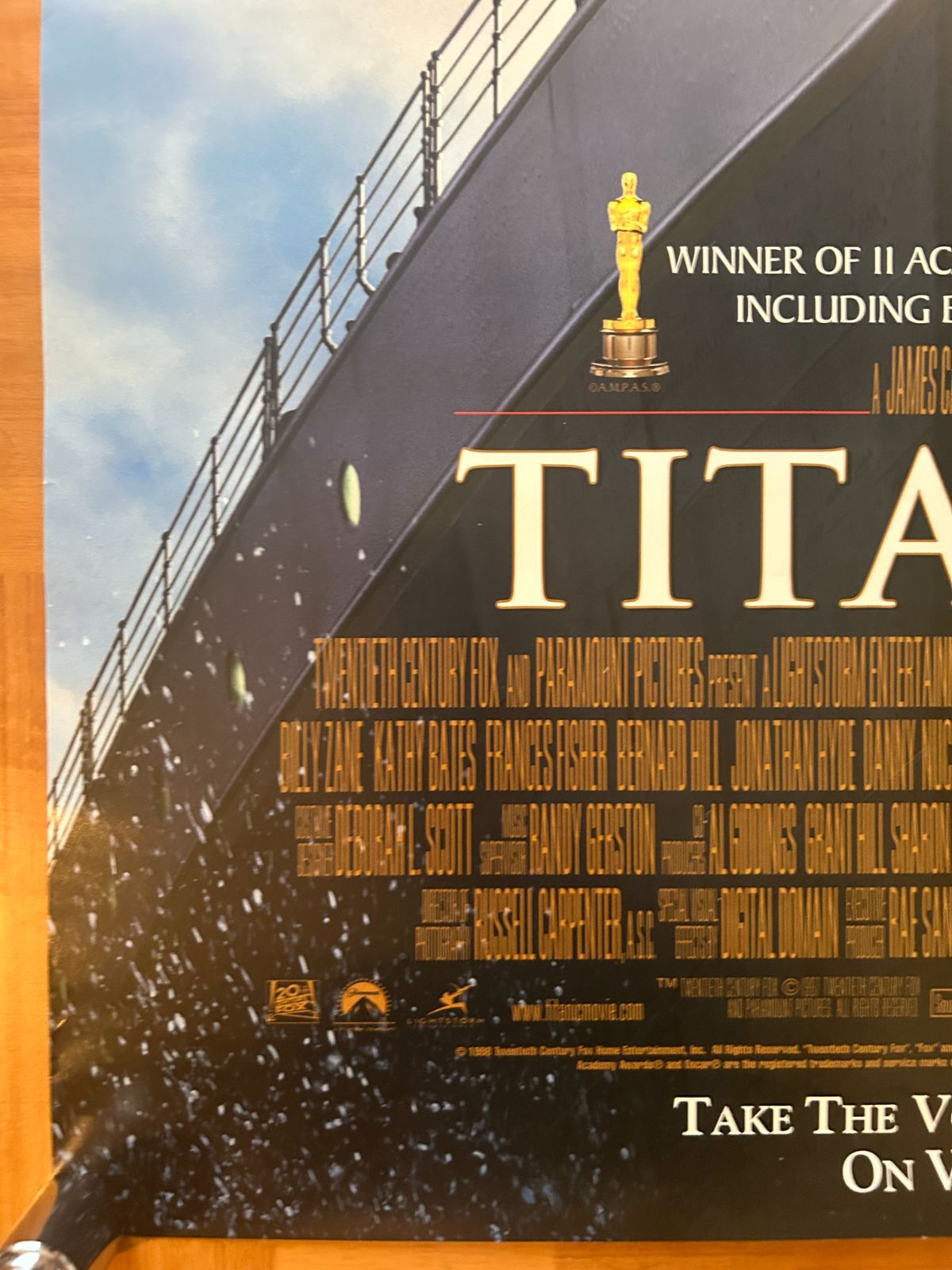 映画ポスター B2サイズ 『タイタニック』 1997年 タイタニック Titanic / 1997年 ビデオプロモーション用ポスター