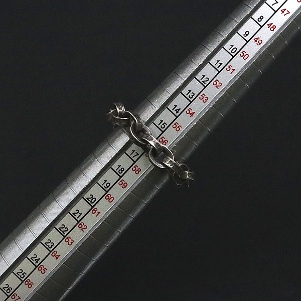 CHROME HEARTS 銀座店 クロムハーツ ペーパーチェーン リング 指輪 メンズ シルバー SV925 約16号 100323 WWW_WOWDIGSITE_COM