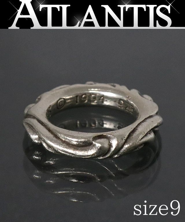 Chrome Hearts スクロールバンドリング クロムハーツスクロールバンドリング3号