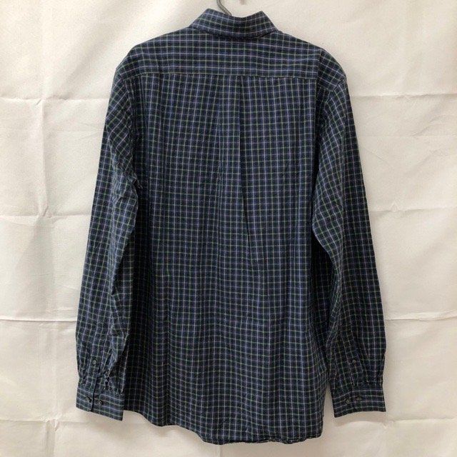 OO162 Eddie Bauer L アメリカ古着 コットン 胸ポケット 長袖
