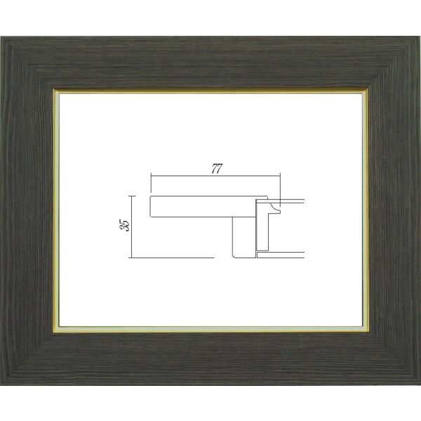 油絵油彩額縁 木製フレーム 高級額縁 アクリル付 7103 サイズ F12号 細長い アッシュグレー 売買されたオークション情報 落札价格 【au  payマーケット】の商品情報をアーカイブ公開
