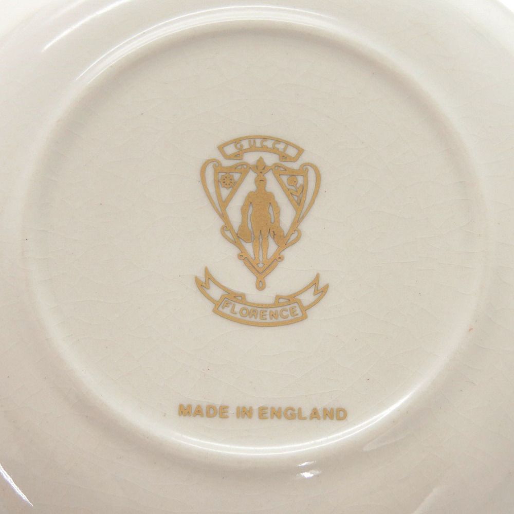 美品 グッチ フローラ 小皿 4枚セット 磁器 ホワイト 食器 白 0957