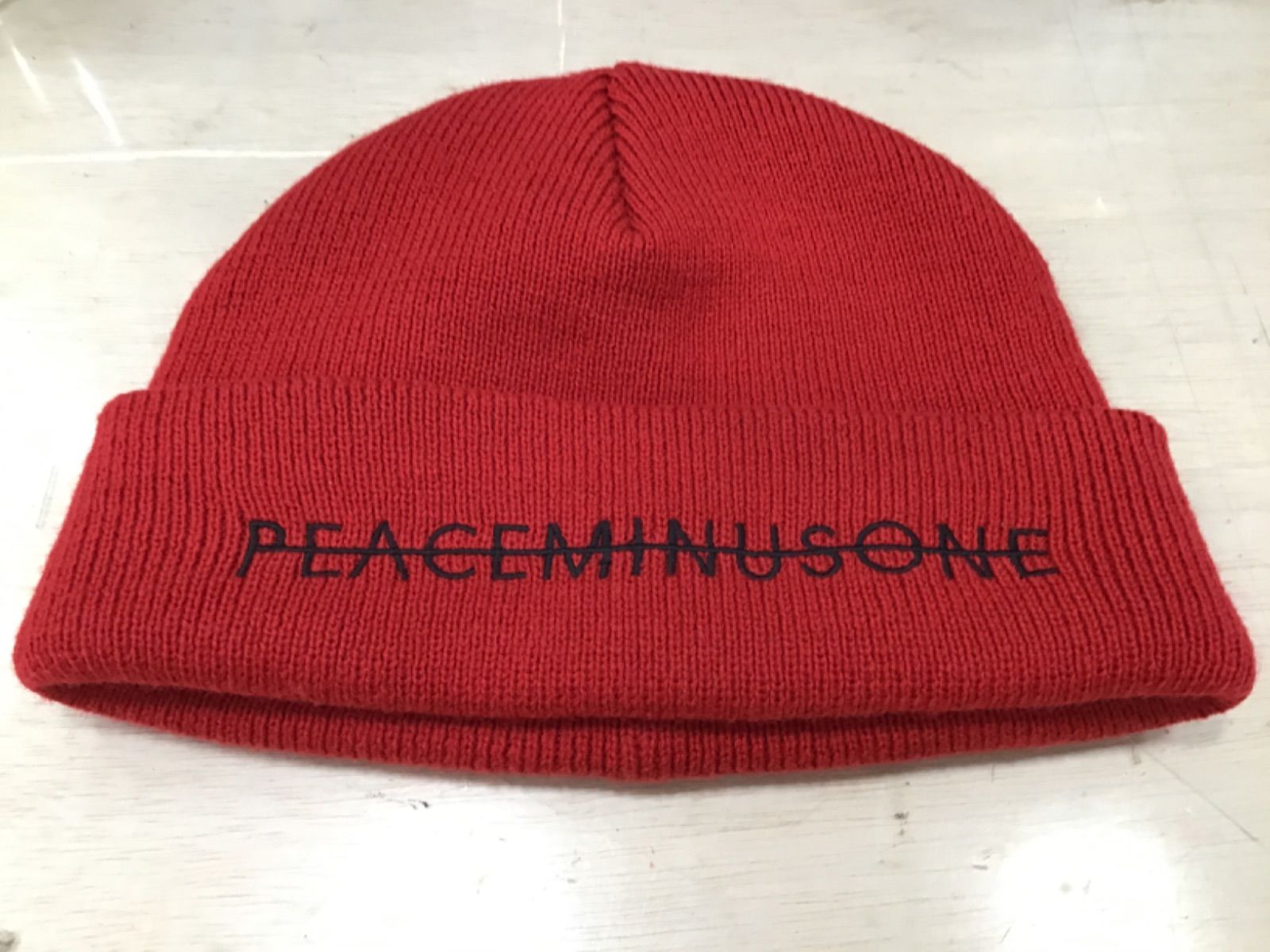 74 PEACEMINUSONE ピースマイナスワン ニット帽 U5792 - メルカリ